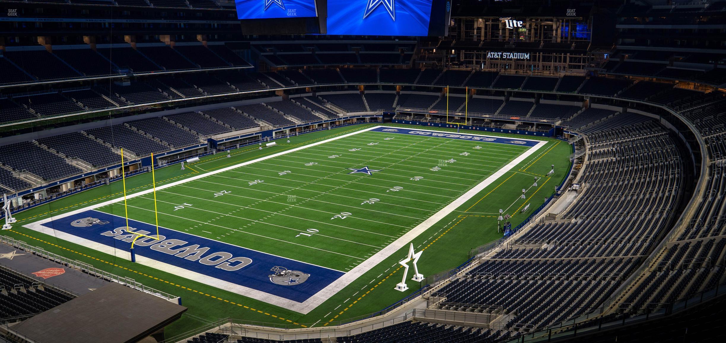 Seating view for AT&T Stadium Section Silver Suite 419