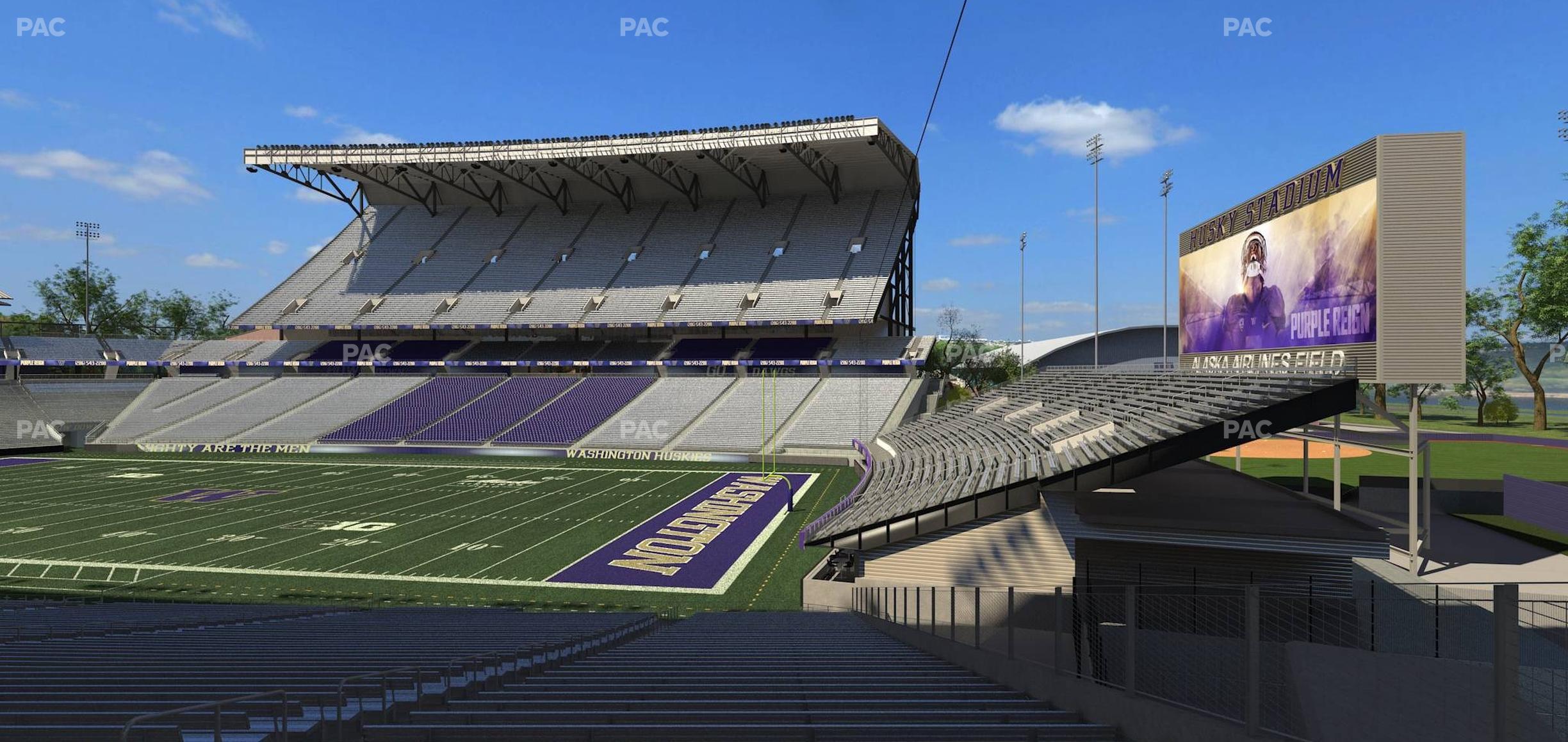 Seating view for Husky Stadium Section 101