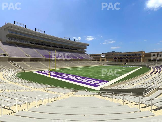 Seating view for Amon G Carter Stadium Section 111