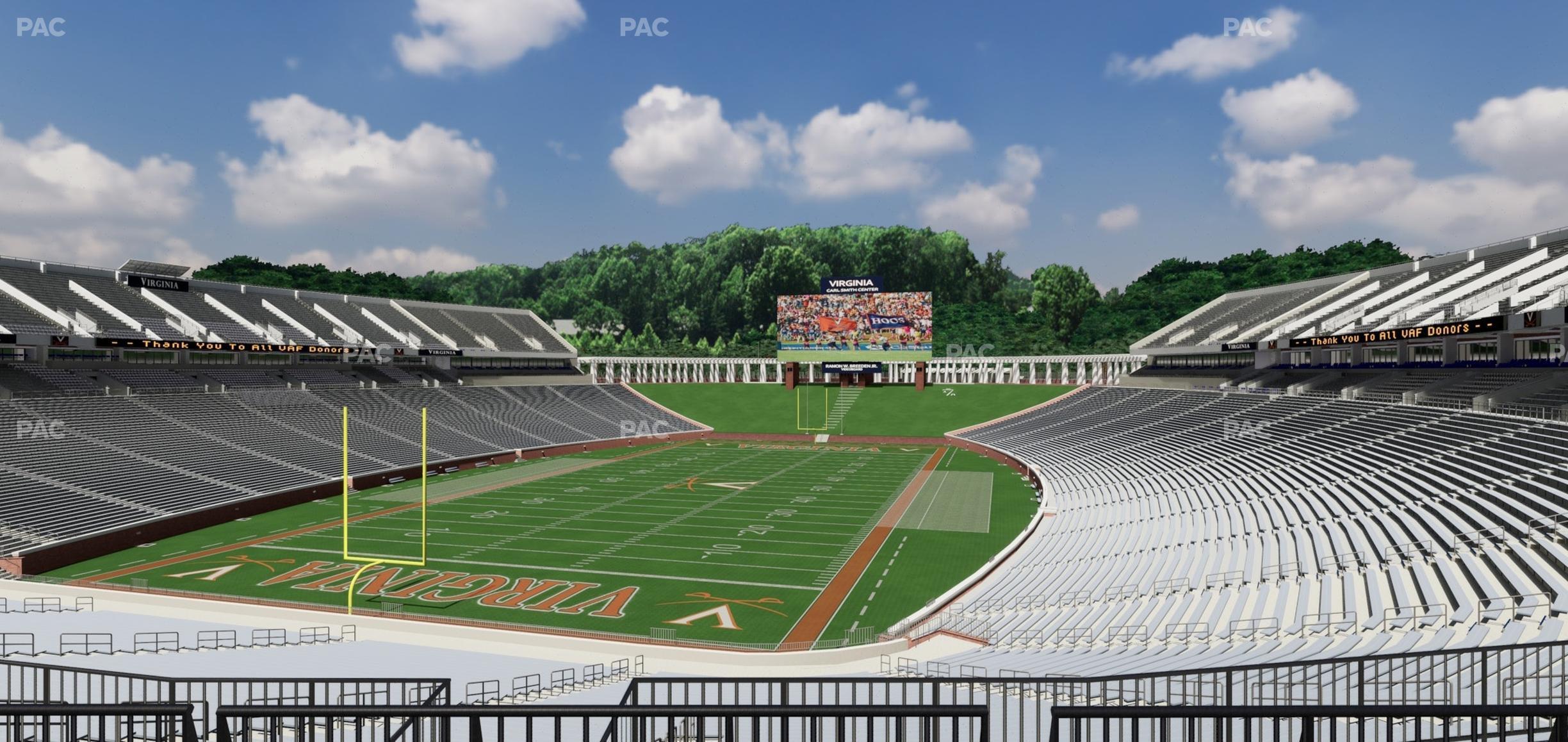 Seating view for Scott Stadium Section Loge 313