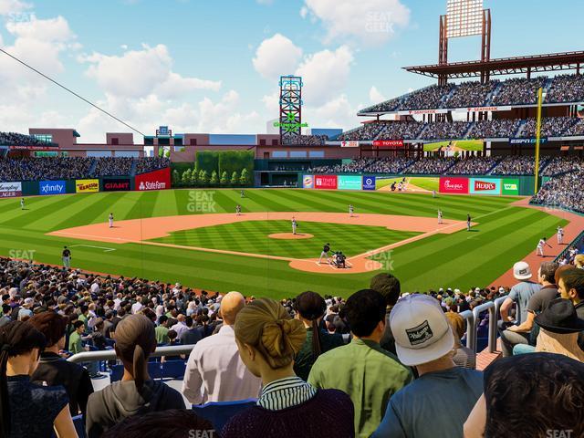 Seating view for Citizens Bank Park Section 125