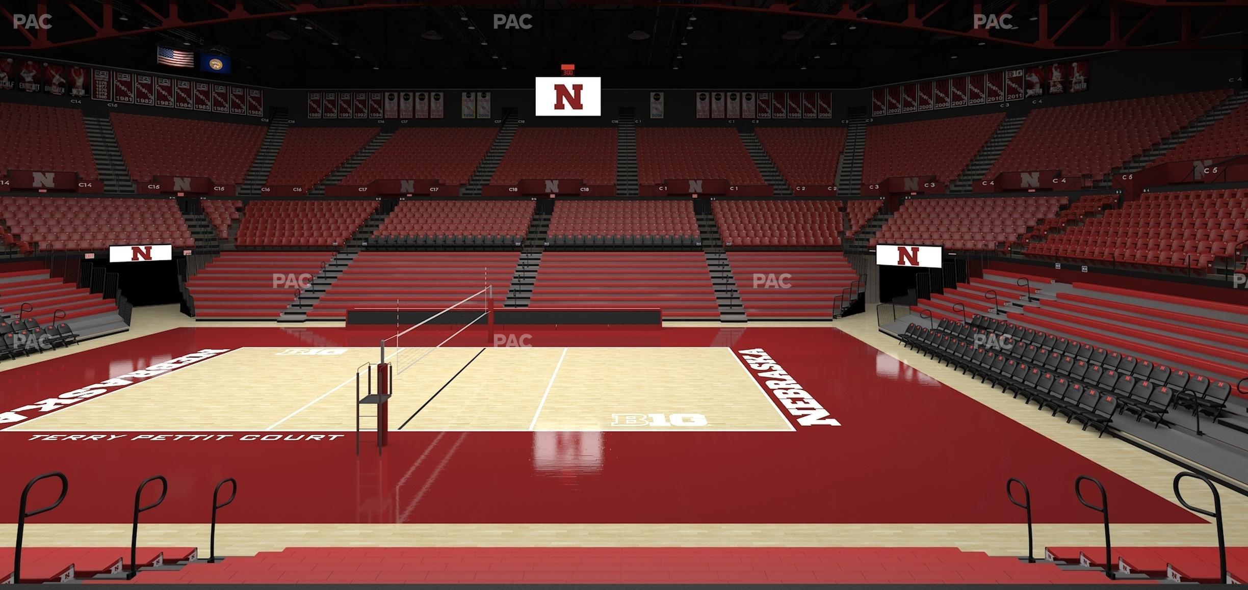 Seating view for Bob Devaney Sports Center Section B 8