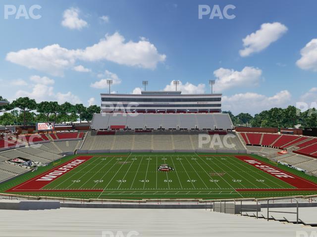 Seating view for Carter-Finley Stadium Section 12