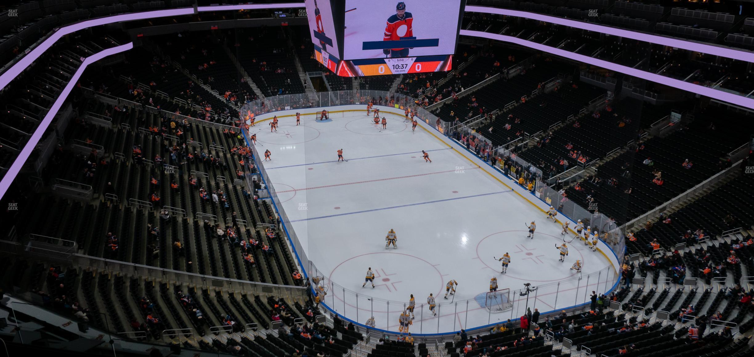 Seating view for Rogers Place Section 213