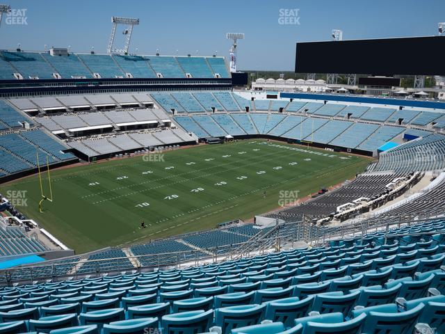 Seating view for EverBank Stadium Section 443