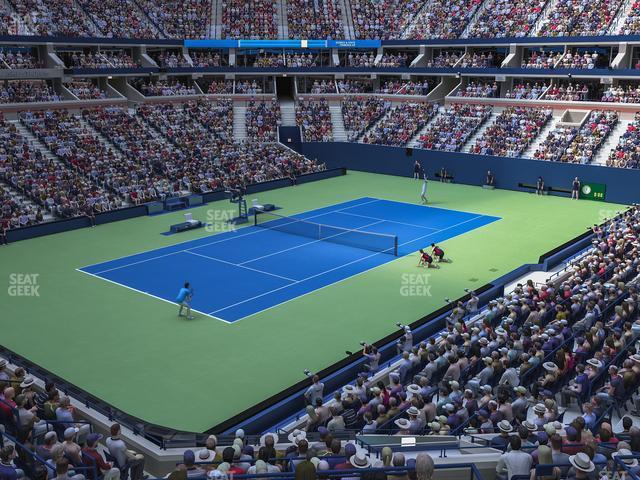 Seating view for Arthur Ashe Stadium Section Suite 206