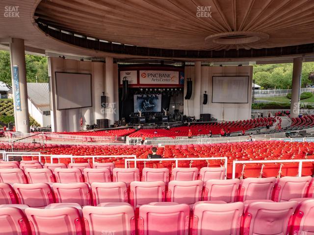 Seating view for PNC Bank Arts Center Section 404