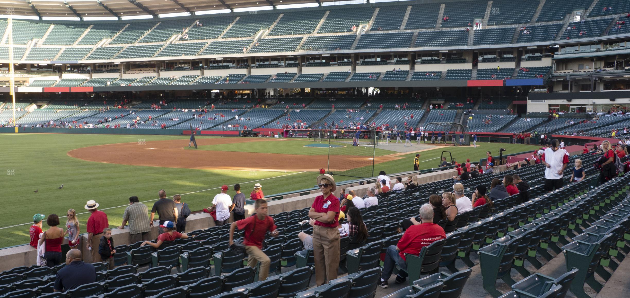 Seating view for Angel Stadium of Anaheim Section 107