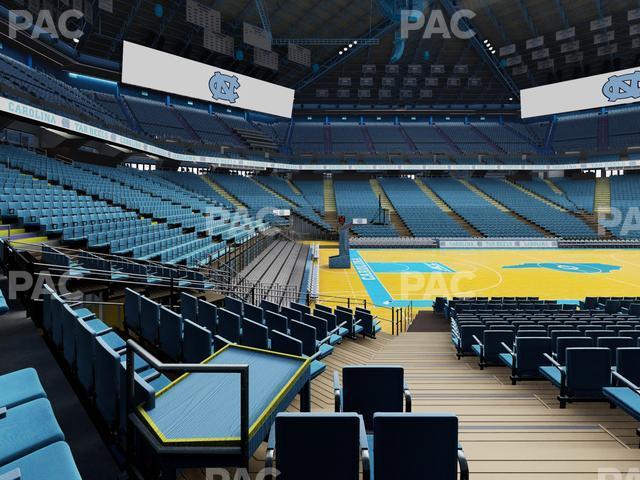 Seating view for Dean Smith Center Section 123