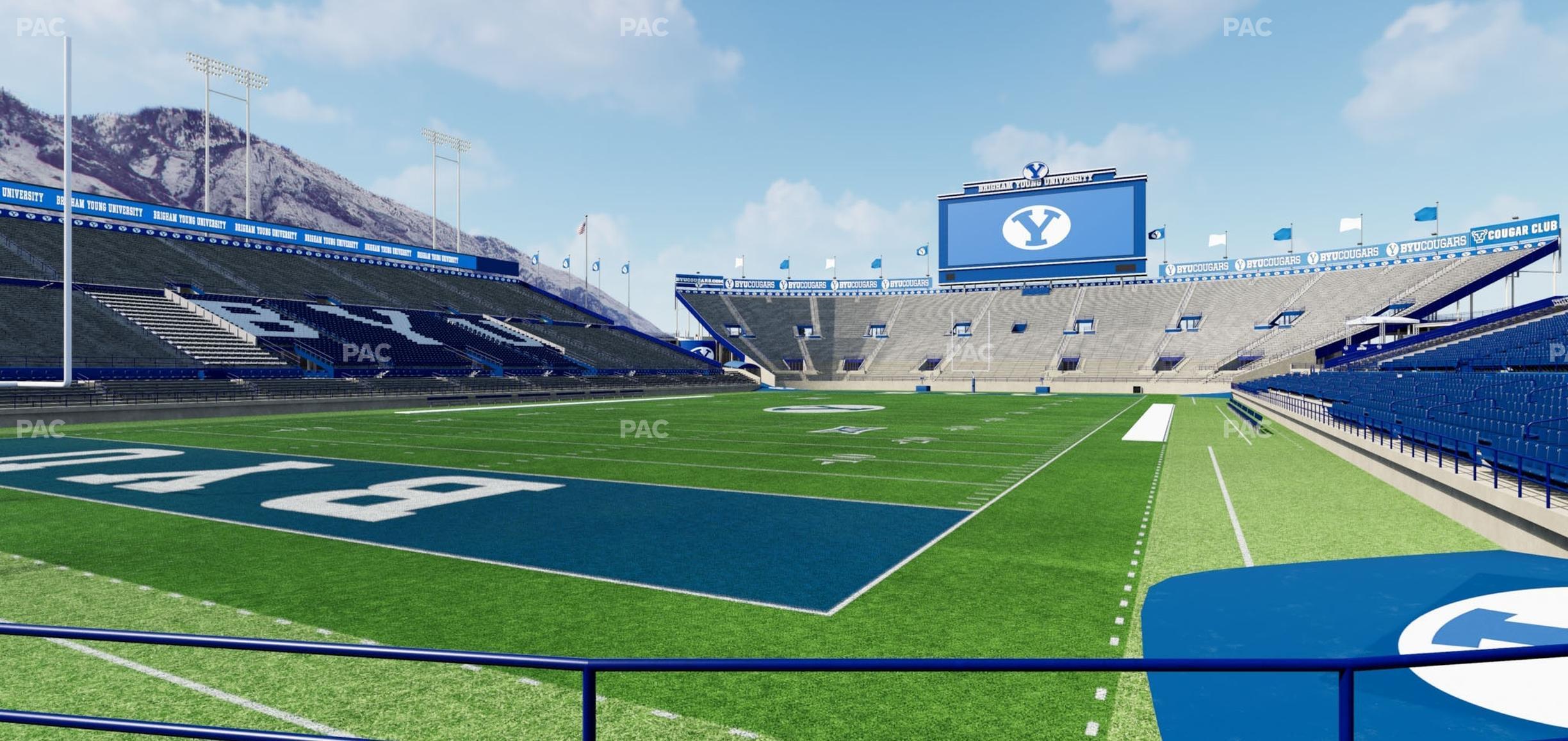 Seating view for LaVell Edwards Stadium Section 23