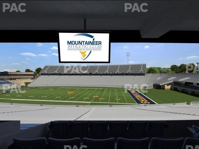 Seating view for Mountaineer Field at Milan Puskar Stadium Section Field Box 66