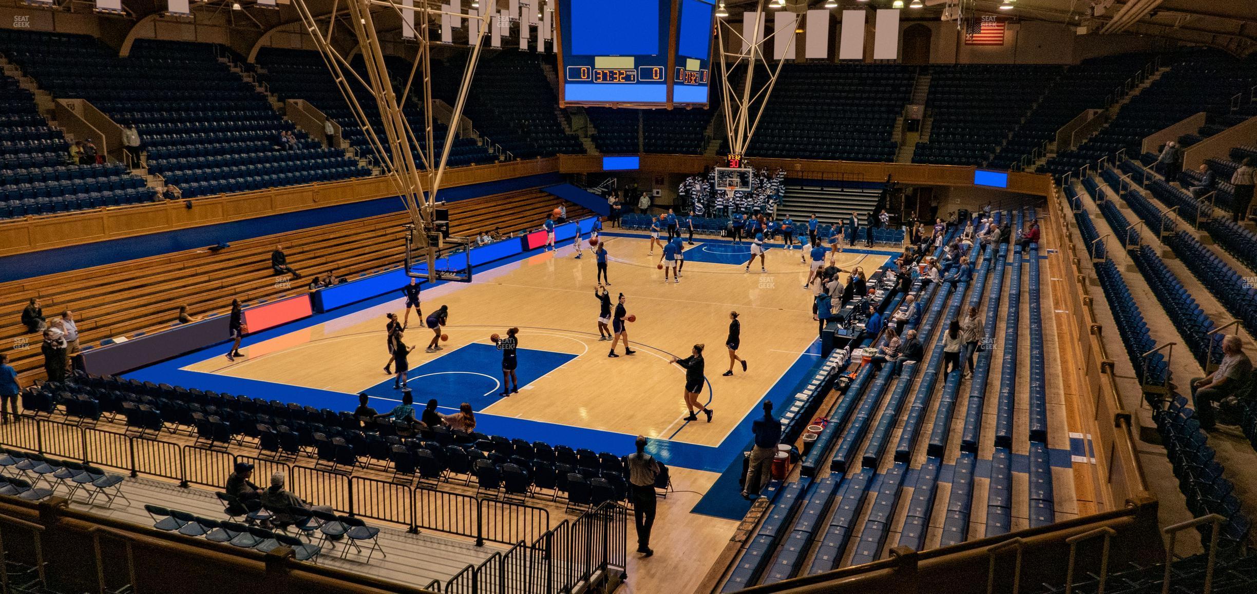 Seating view for Cameron Indoor Stadium Section 3