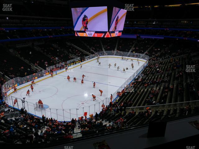 Seating view for Rogers Place Section Loge 30