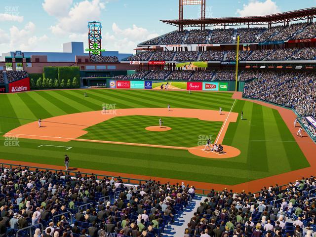 Seating view for Citizens Bank Park Section Suite 26