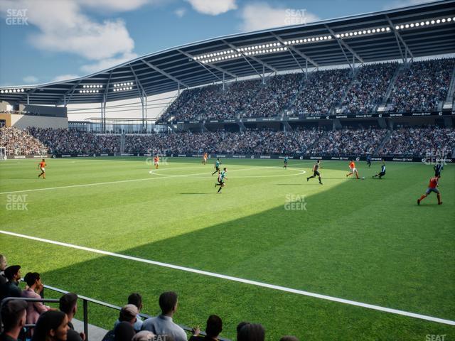 Seating view for Allianz Field Section Field Club 2