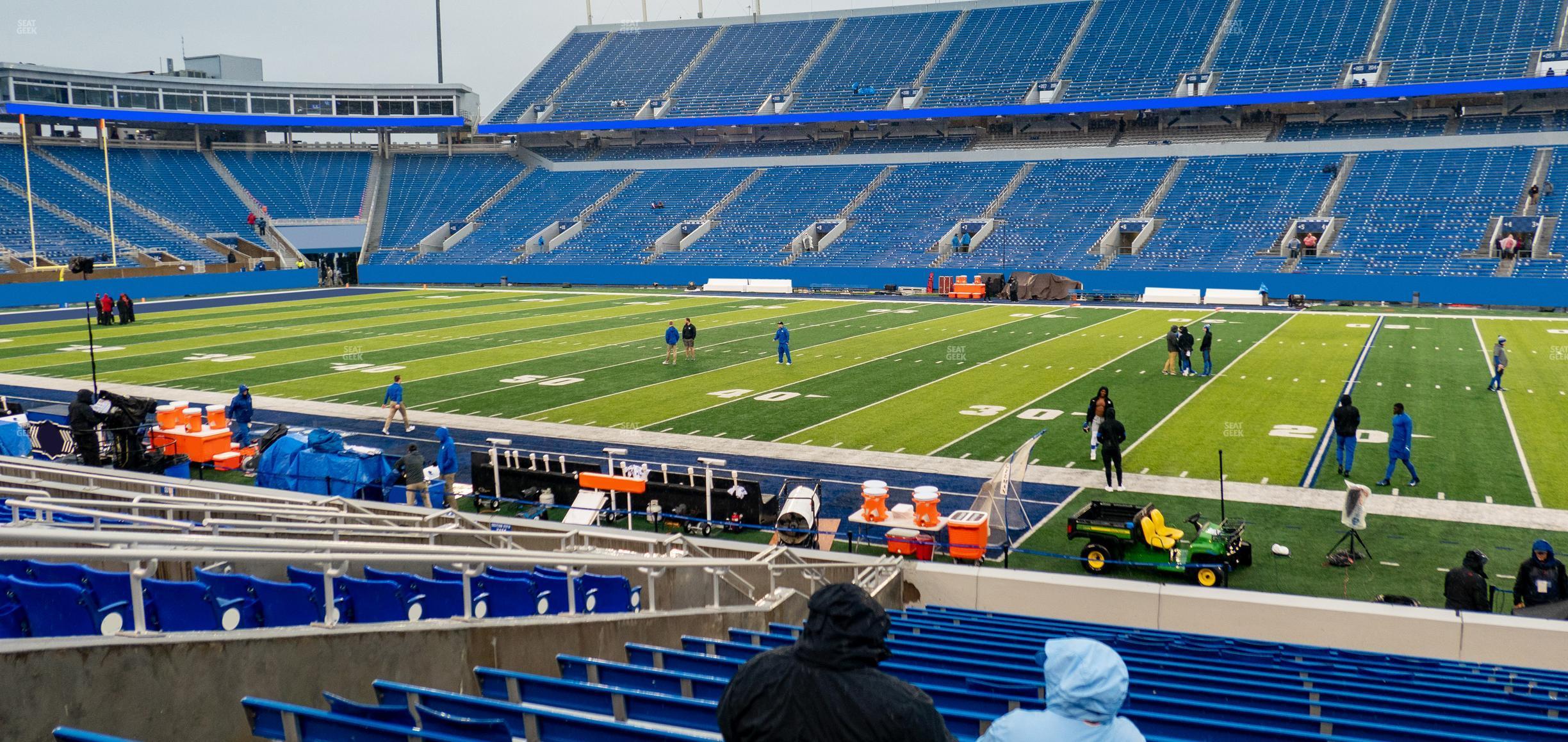 Seating view for Kroger Field Section 28