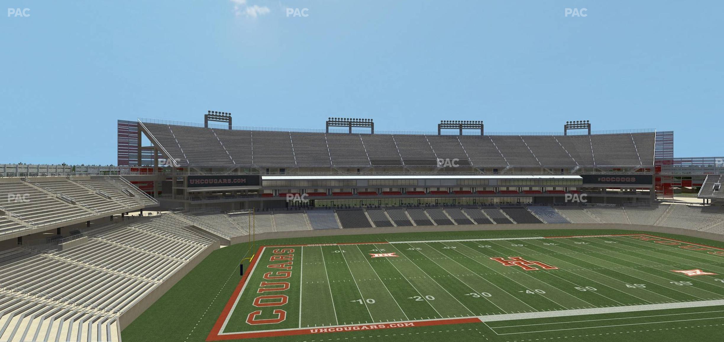 Seating view for TDECU Stadium Section 232