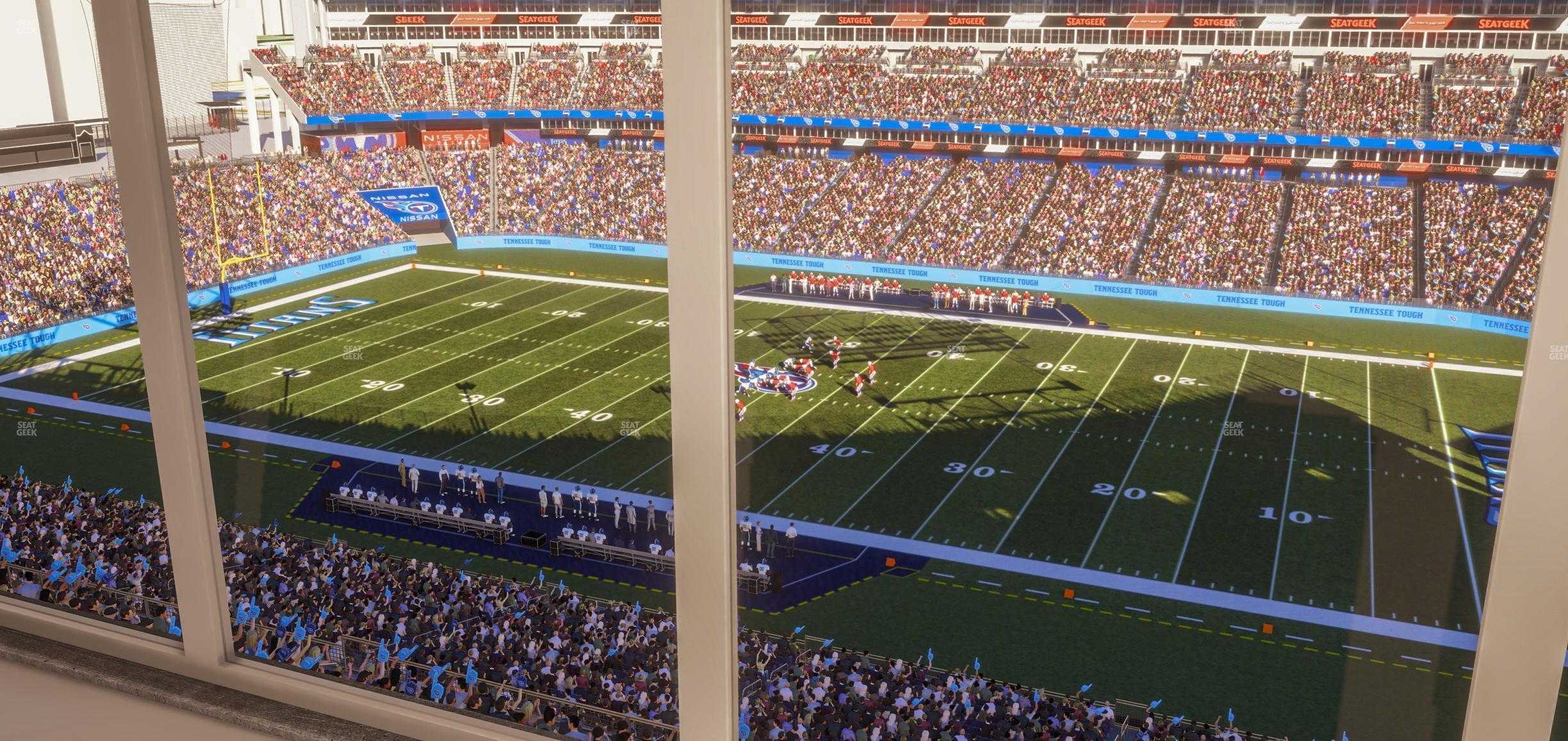 Seating view for Nissan Stadium Section Suite 662 W