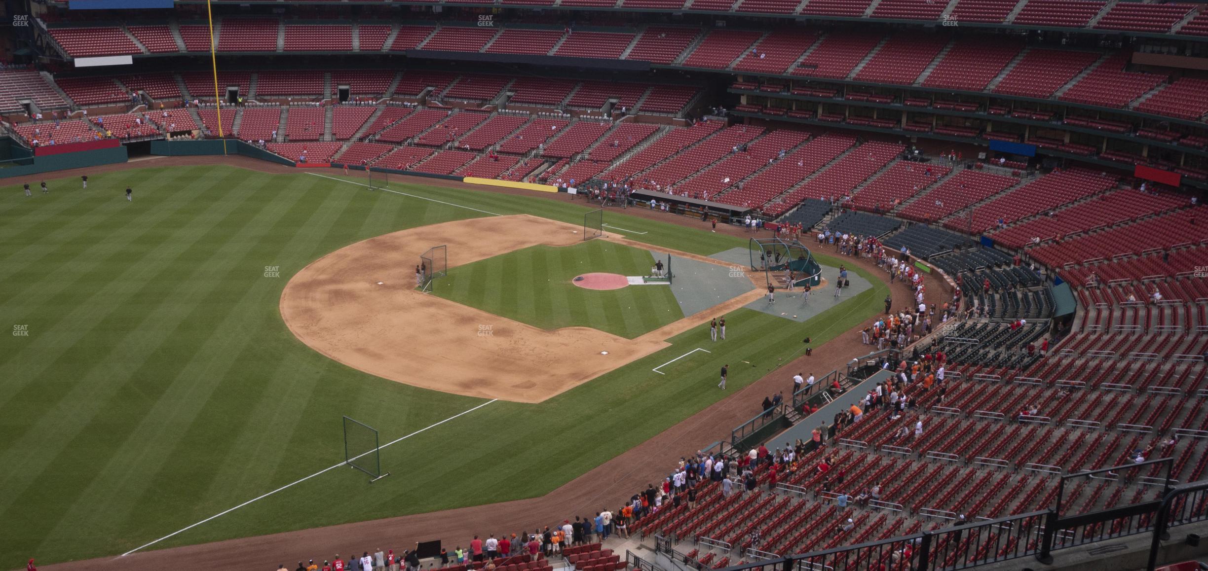 Seating view for Busch Stadium Section Left Field Pavilion 363