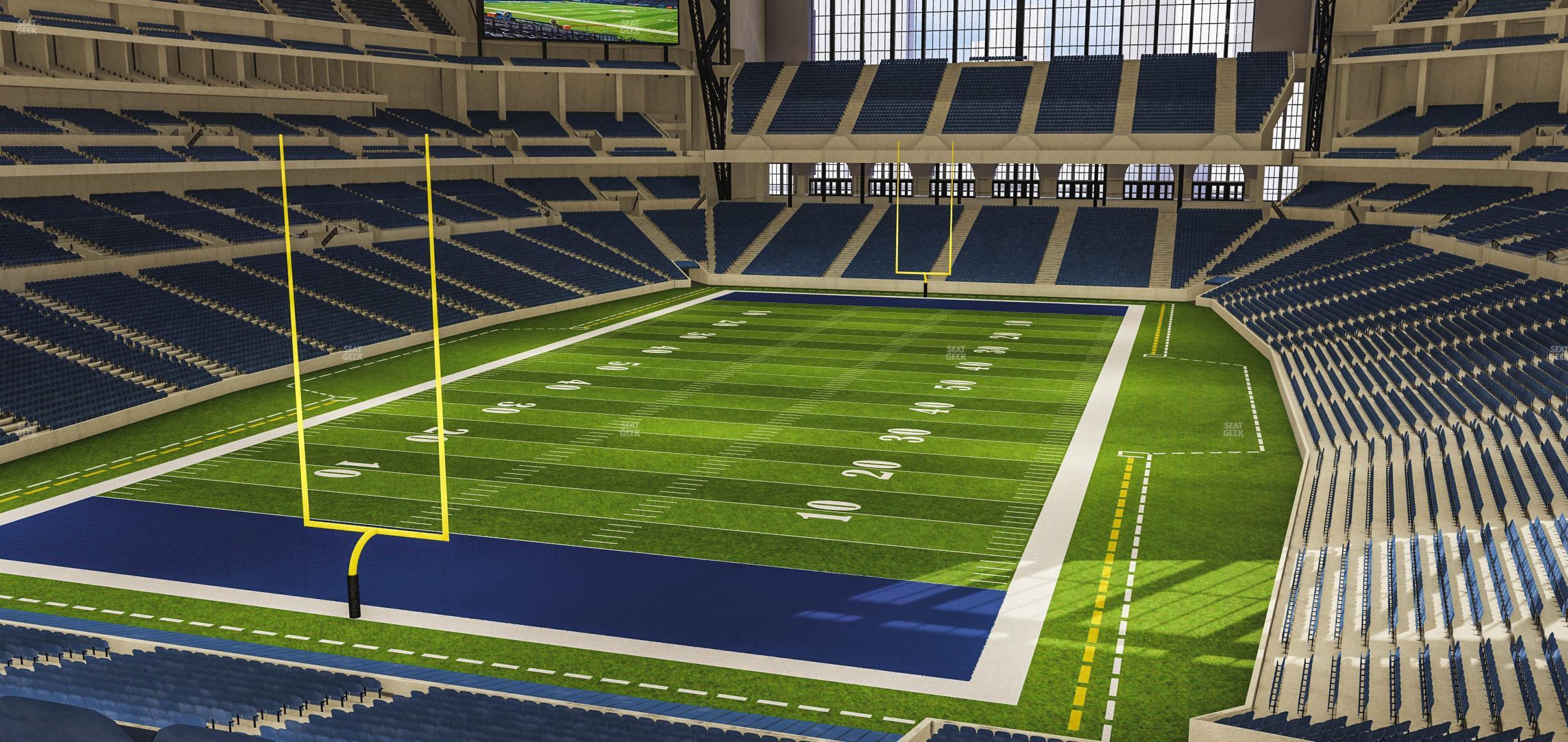 Seating view for Lucas Oil Stadium Section 324