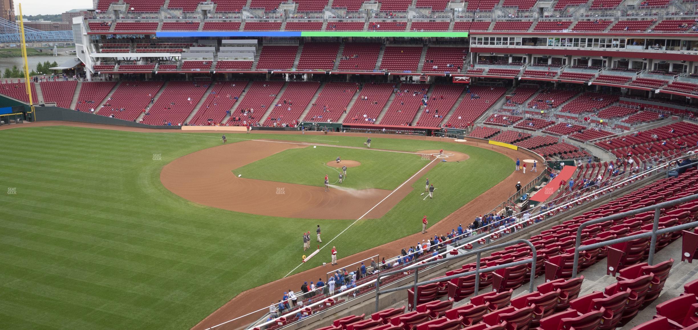 Seating view for Great American Ball Park Section 411