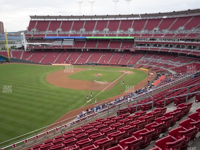 Seating view for Great American Ball Park Section 411