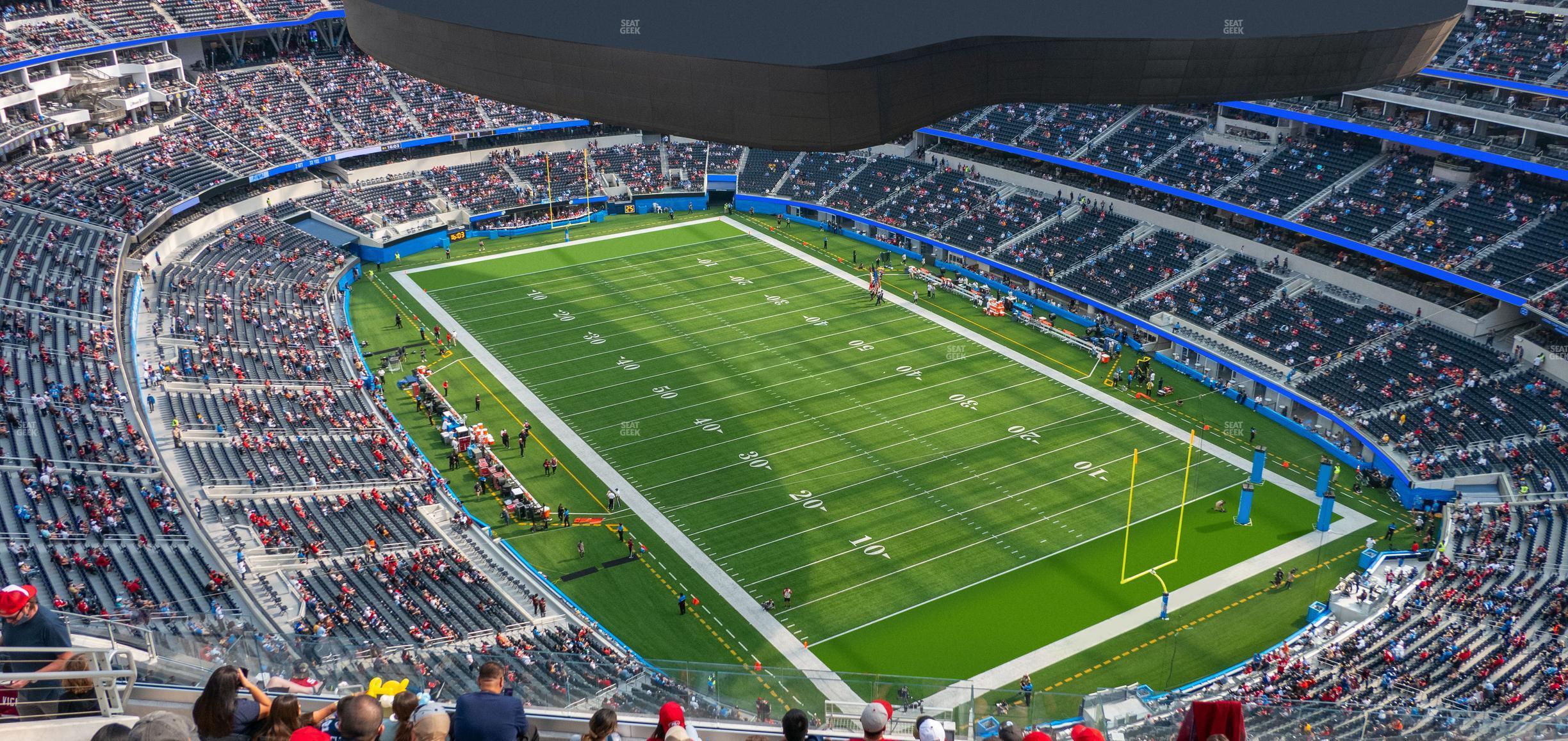 Seating view for SoFi Stadium Section 550