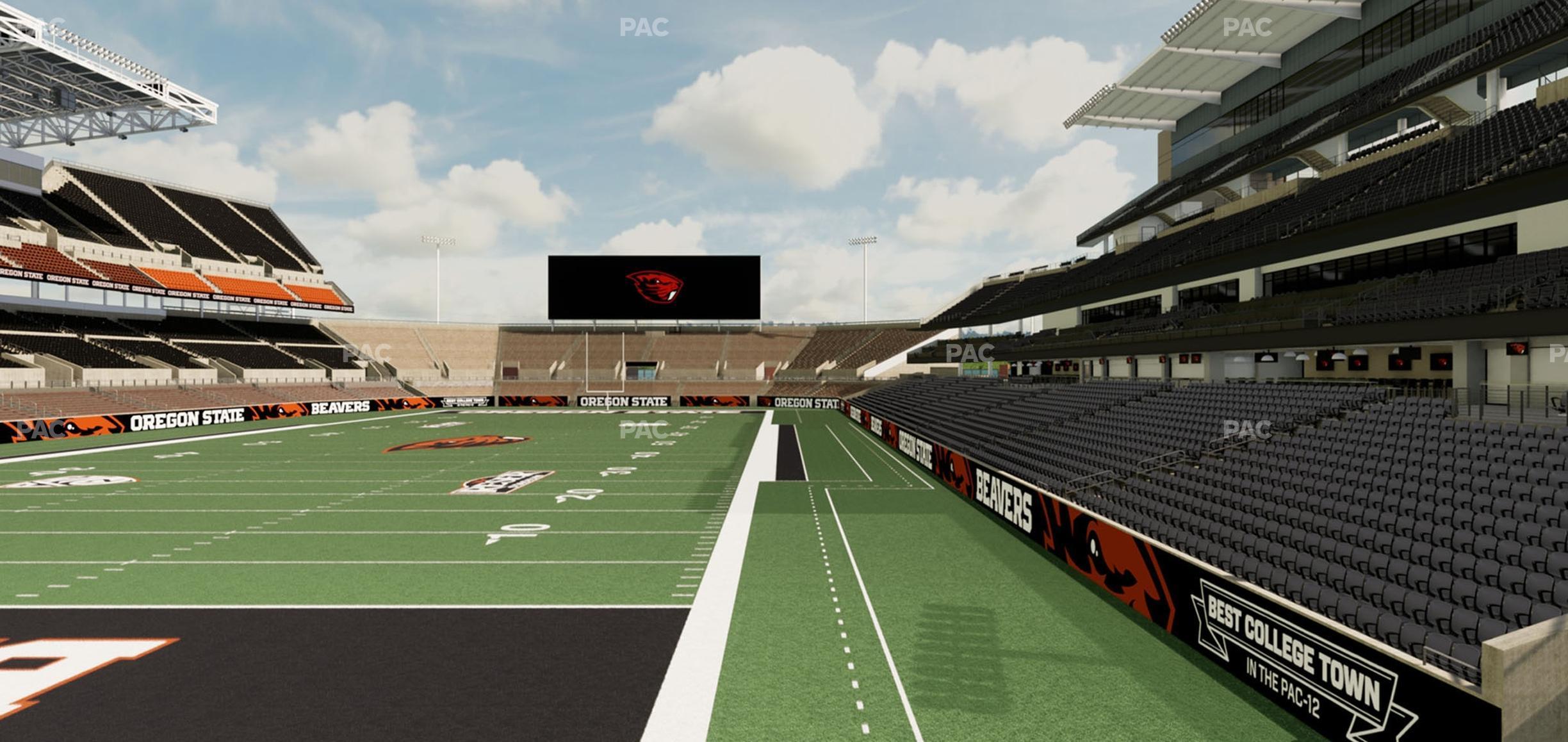 Seating view for Reser Stadium Section 135