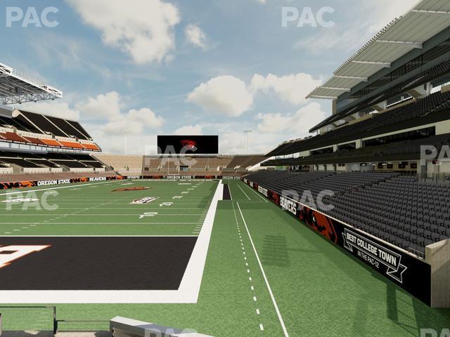 Seating view for Reser Stadium Section 135