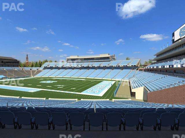 Seating view for Kenan Memorial Stadium Section 130