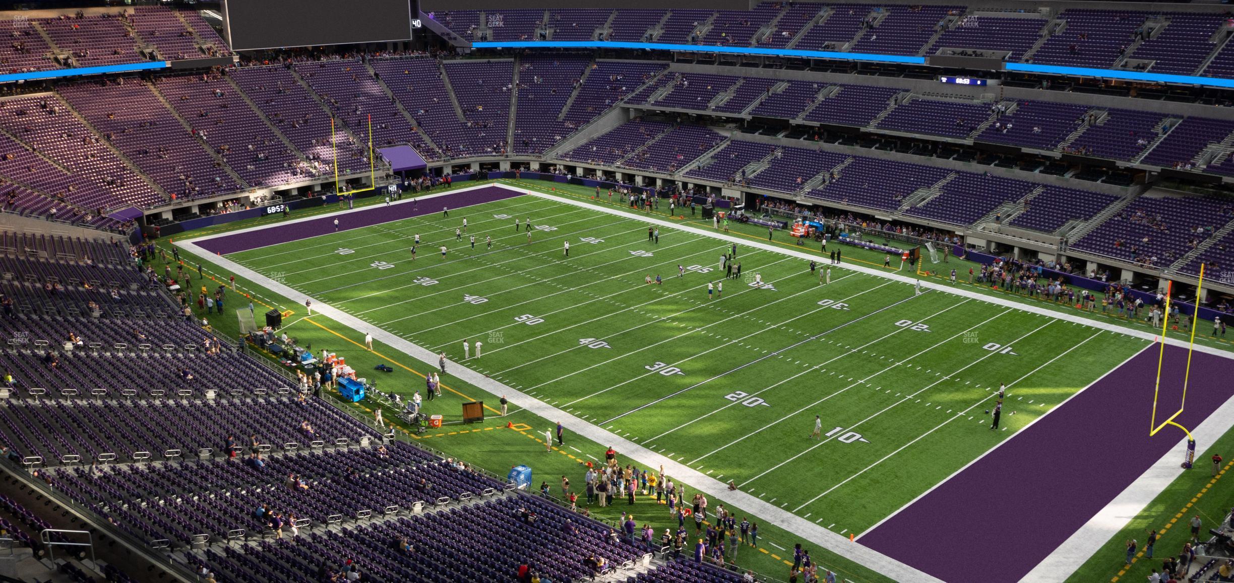 Seating view for U.S. Bank Stadium Section 306