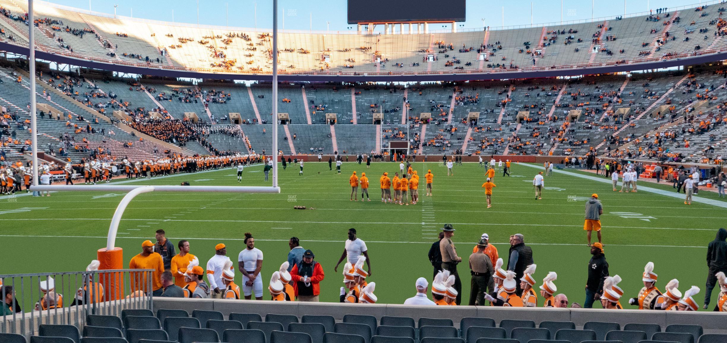 Seating view for Neyland Stadium Section Nt 16