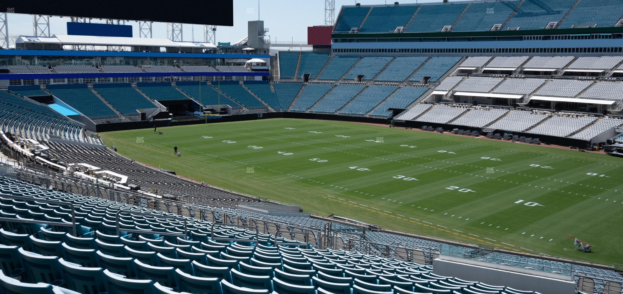 Seating view for EverBank Stadium Section 231