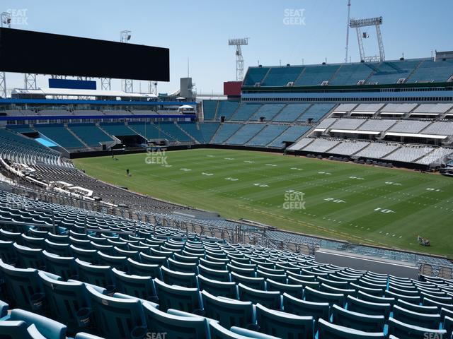 Seating view for EverBank Stadium Section 231