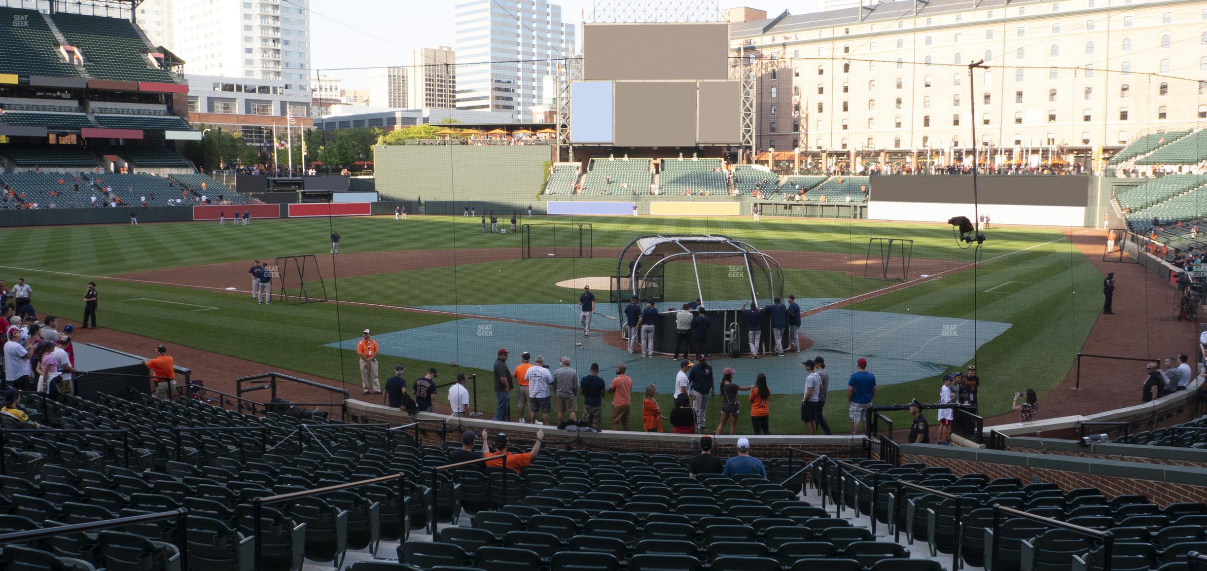 Seating view for Oriole Park at Camden Yards Section 40