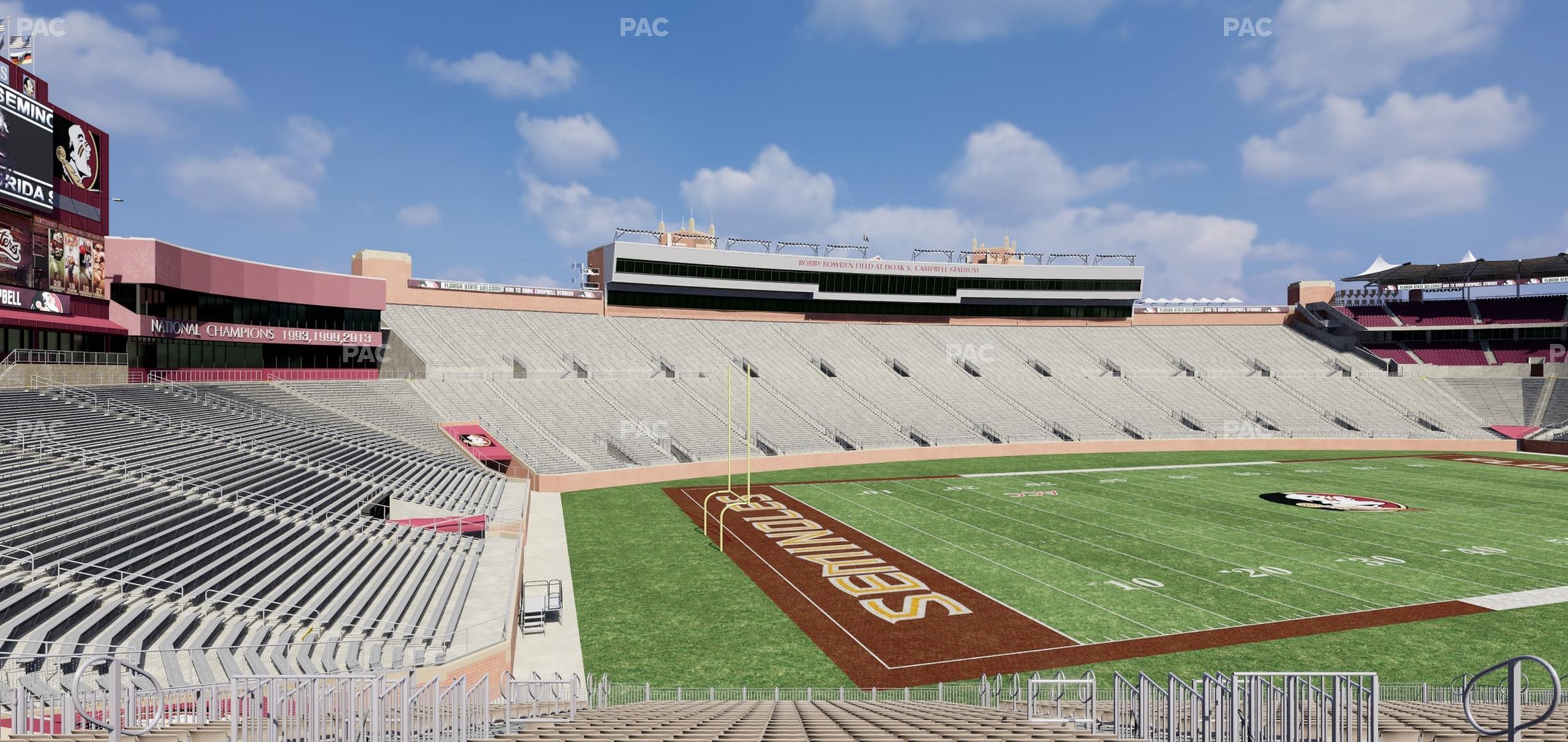 Seating view for Doak Campbell Stadium Section 38