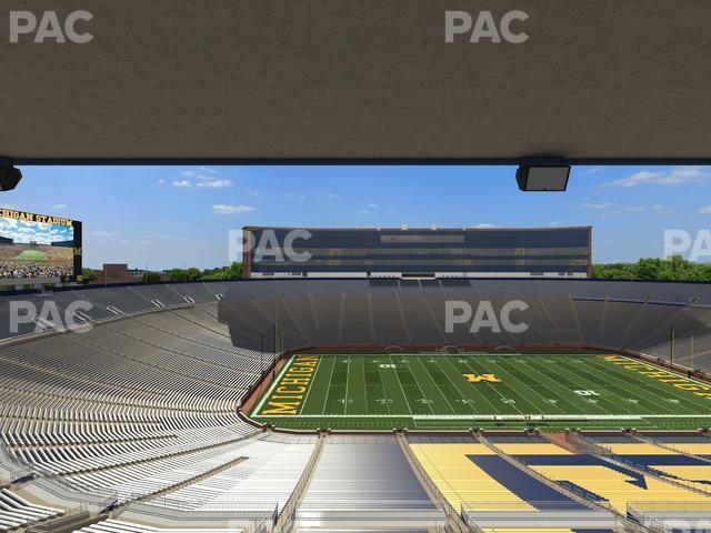 Seating view for Michigan Stadium Section 406