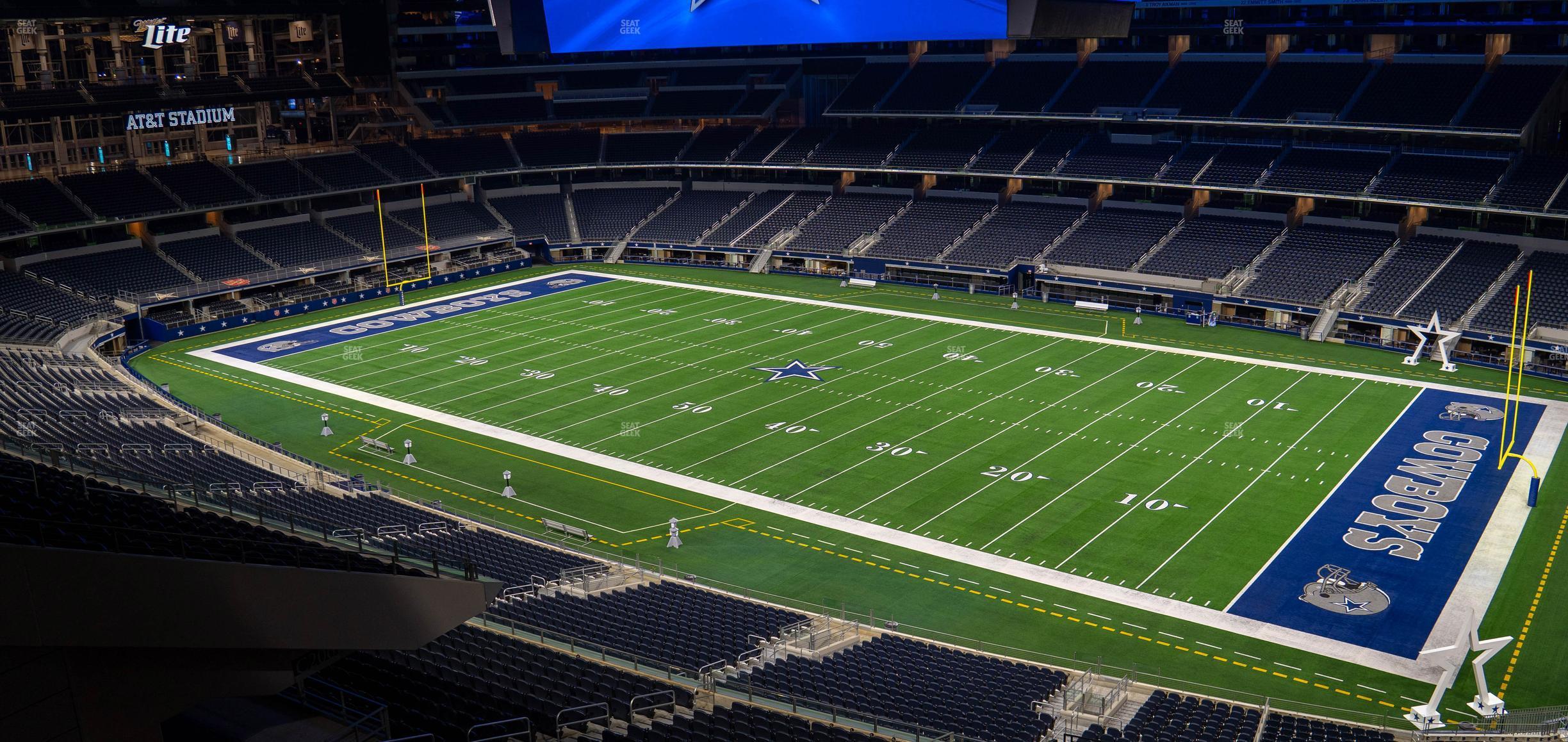 Seating view for AT&T Stadium Section Silver Suite 435