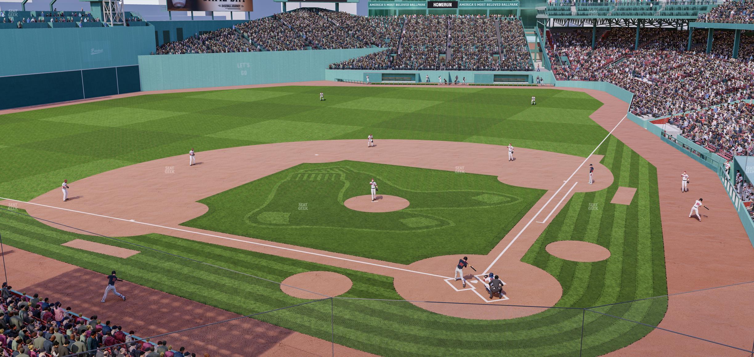 Seating view for Fenway Park Section Dell Technologies Club 6