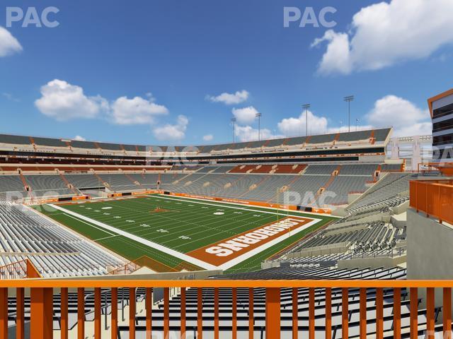 Seating view for Darrell K Royal - Texas Memorial Stadium Section 43