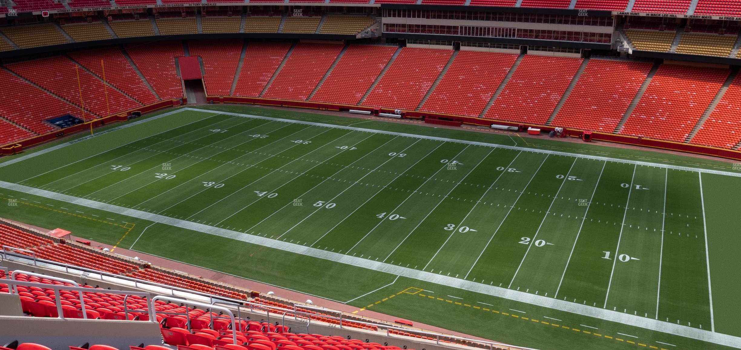 Seating view for GEHA Field at Arrowhead Stadium Section 344