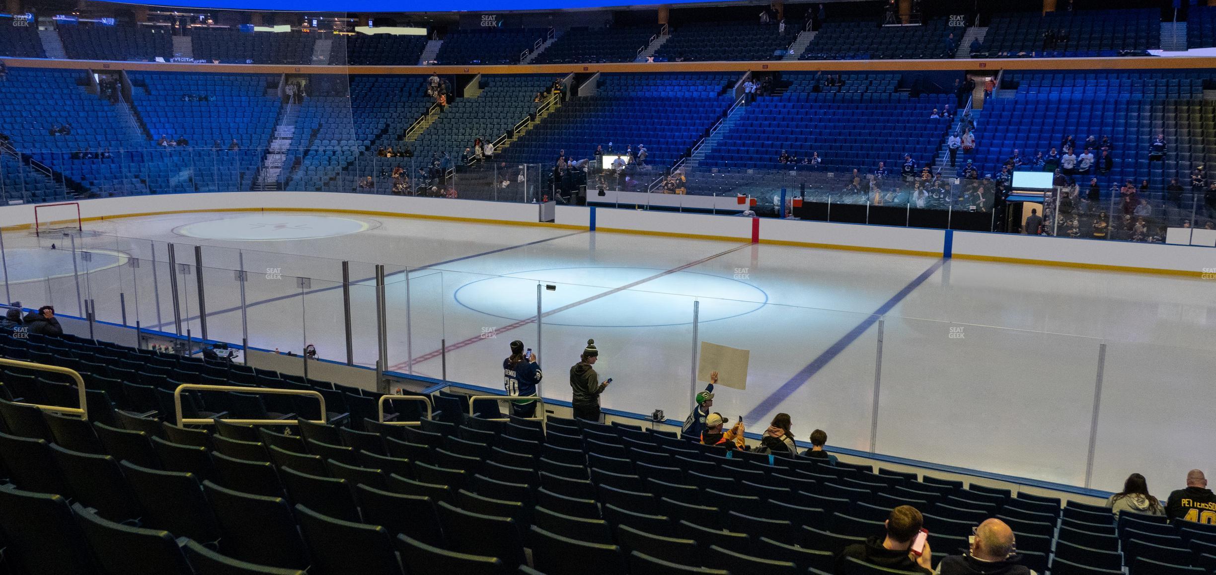 Seating view for KeyBank Center Section 116