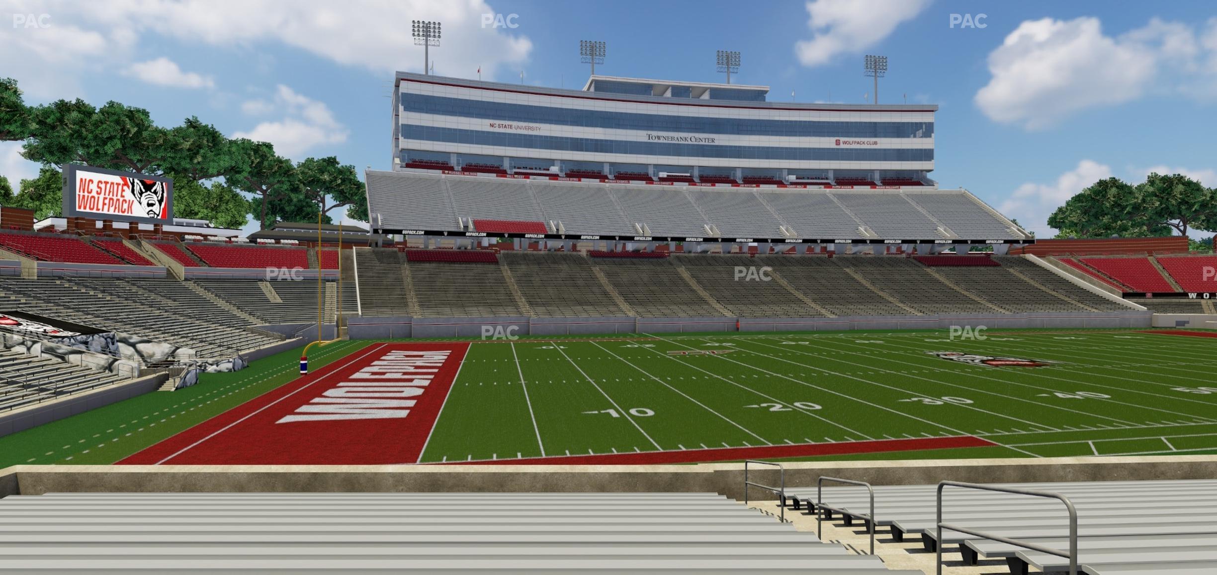 Seating view for Carter-Finley Stadium Section 7