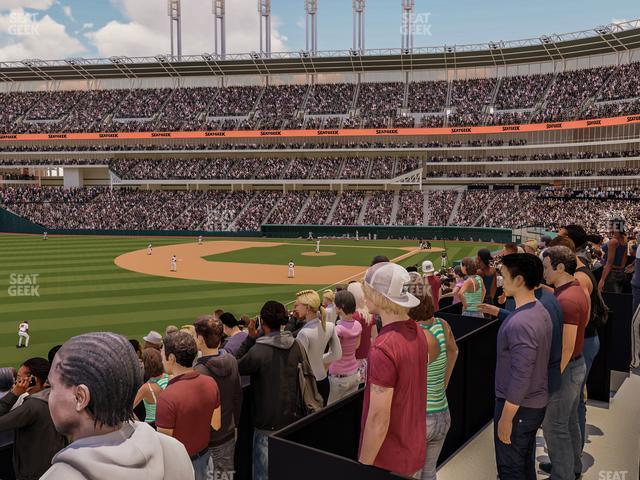 Seating view for Progressive Field Section 176