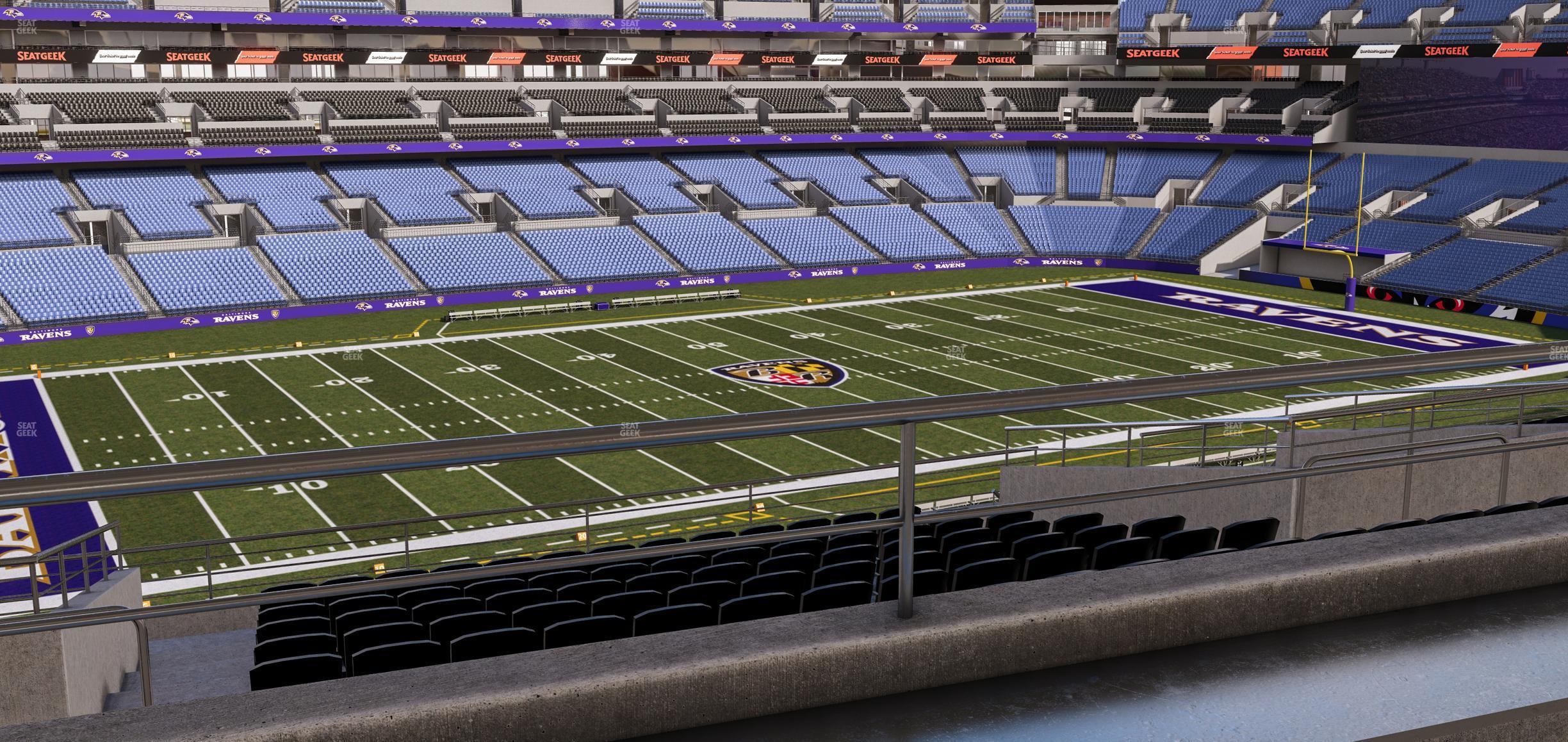 Seating view for M&T Bank Stadium Section Suite 364