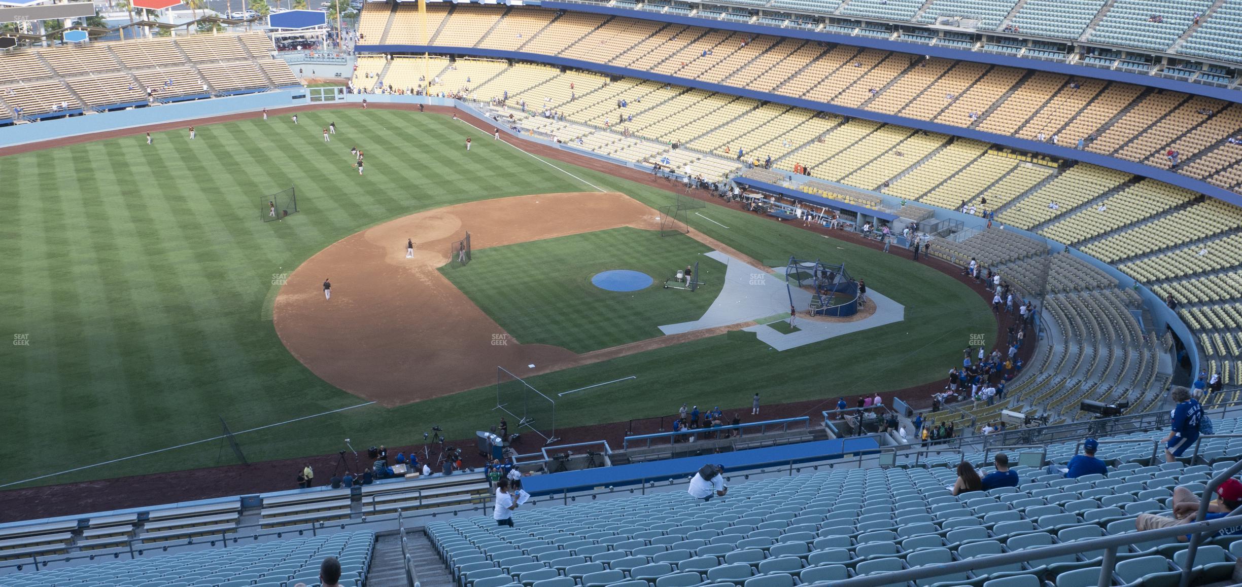 Seating view for Dodger Stadium Section 25 Rs