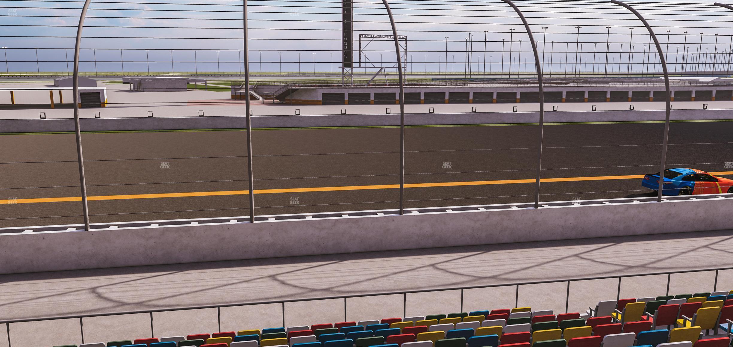 Seating view for Daytona International Speedway Section Front 122