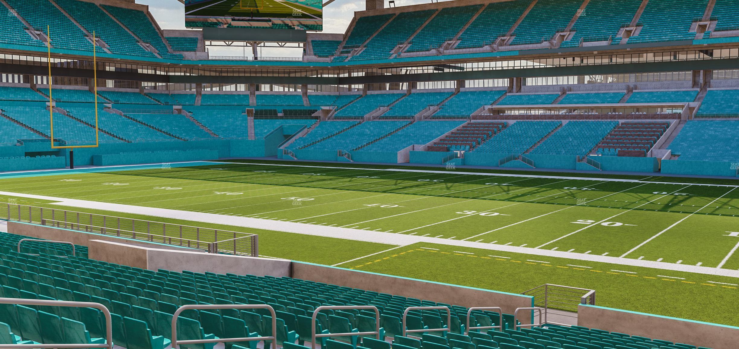 Seating view for Hard Rock Stadium Section 115