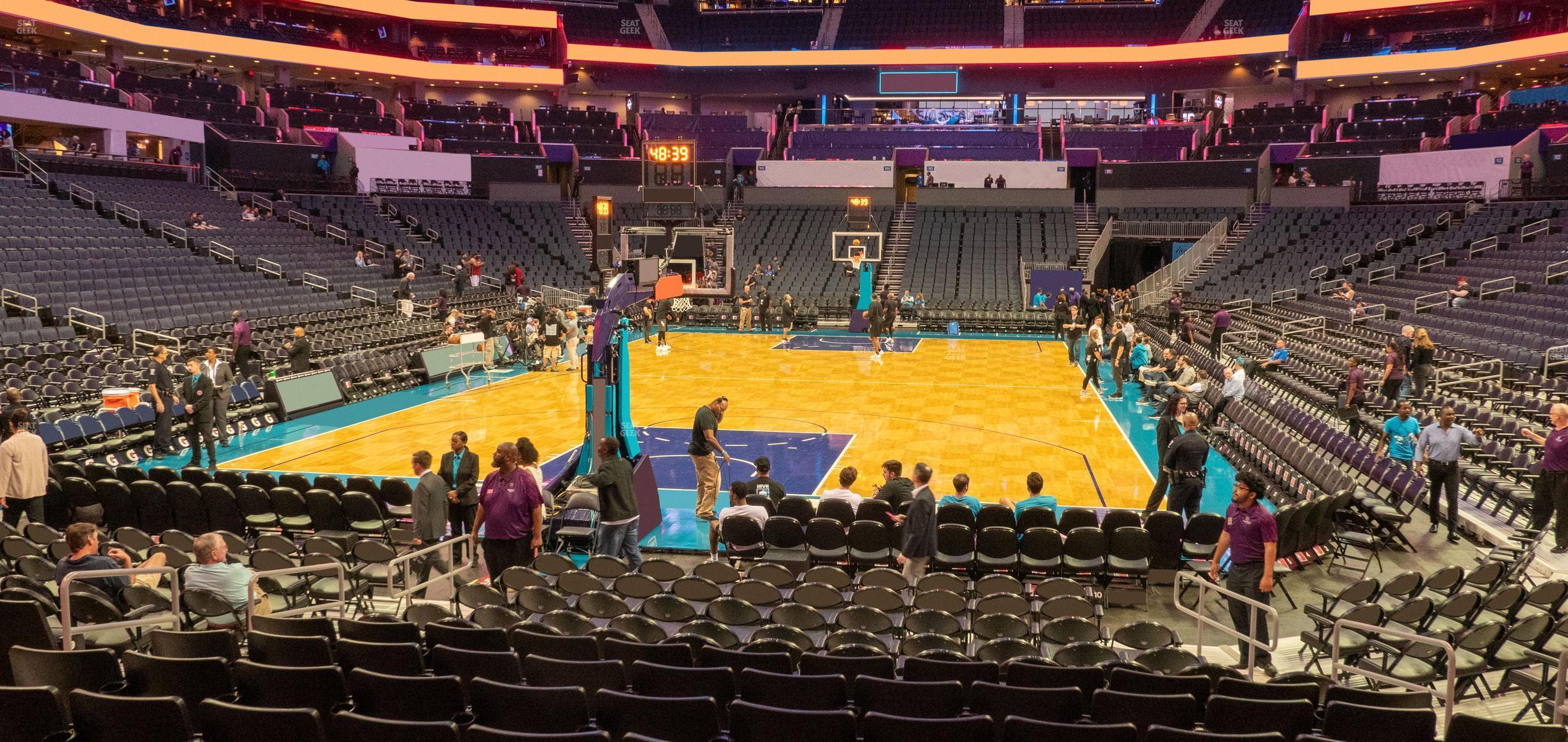 Seating view for Spectrum Center Section 117