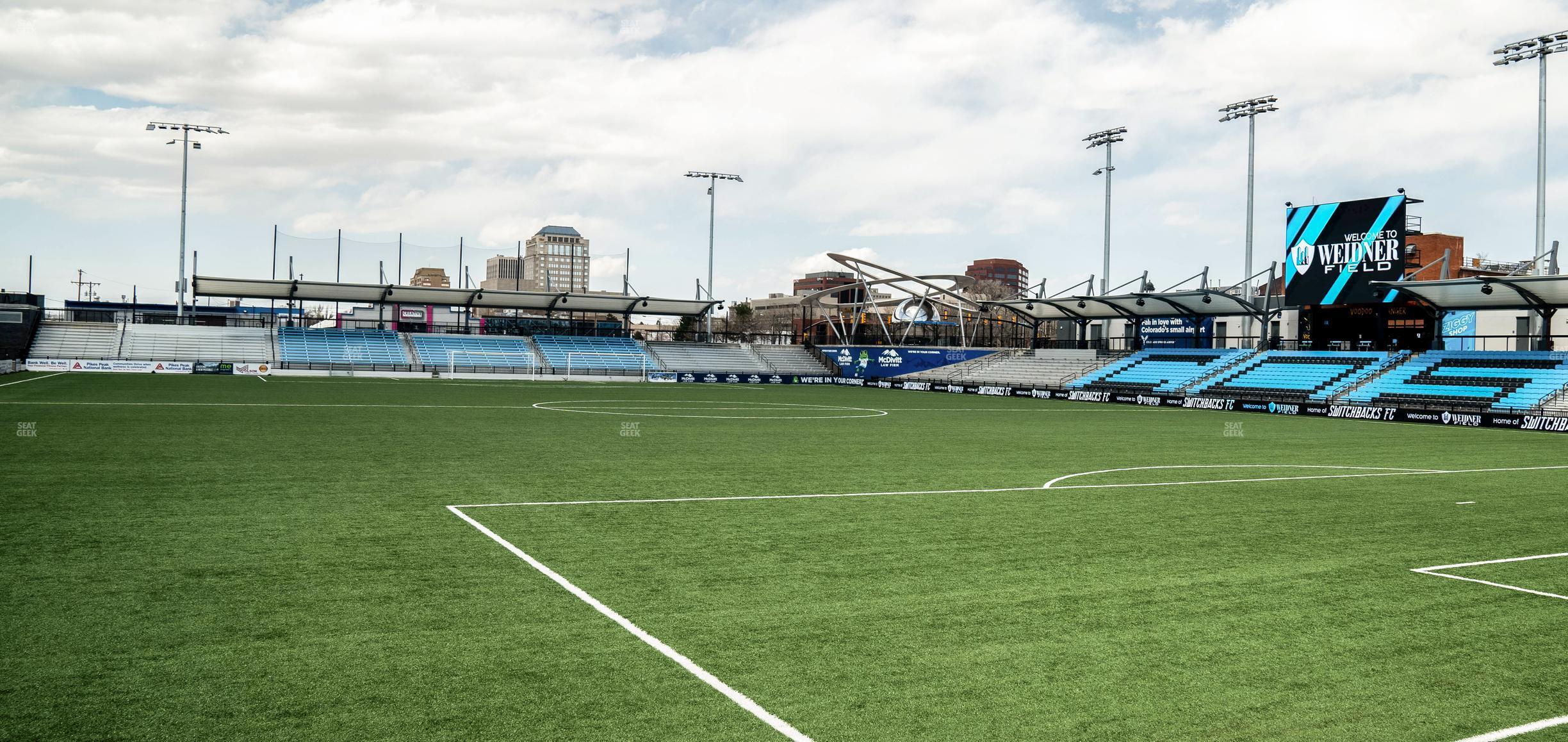 Seating view for Weidner Field Section Standing 129